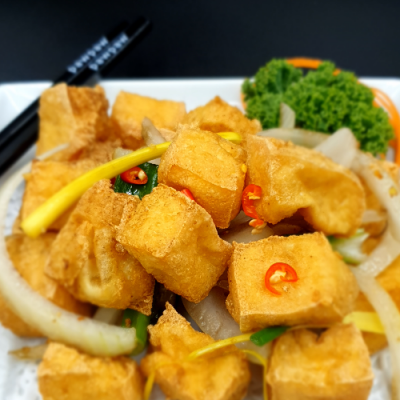 salt & pepper fried tofu