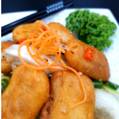 salt & pepper Quorn nuggets