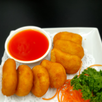 sweet & sour quorn nuggets (sauce separate)