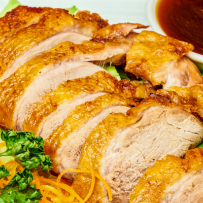 roast duck in plum sauce
