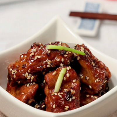 korean honey Spare Ribs with sesame