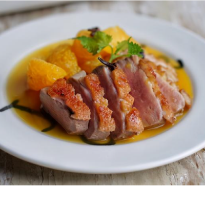 roast duck korean orange  style
